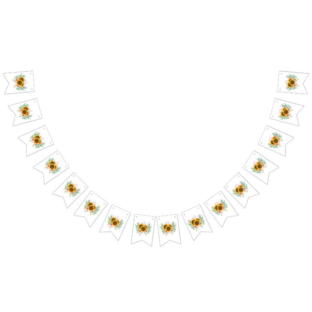 Bannière À Fanions Tournesol (Tout)