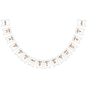 Bannière À Fanions TOUT À BORD Train Fiesta Anniversaire de enfant