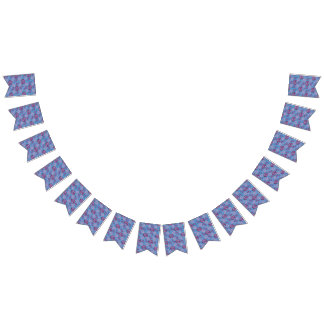 Bannière À Fanions Très Periwinkiss lèvres dans les nuances de violet