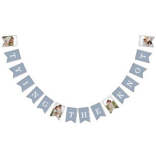 Bannière À Fanions Tying the Knot Photo