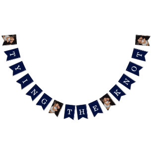 Bannière À Fanions Tying The Knot Photo LGBTQ