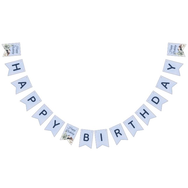 Bannière À Fanions Winter Forest Birthday Banner (Tout)