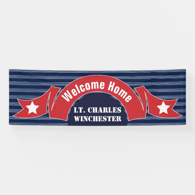 Bannière à la maison bienvenue (Horizontal)