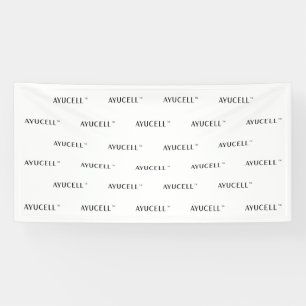 Bannière à répétition Ayucell 4x8 - Blanche