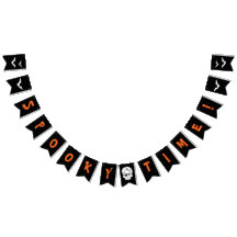 Bannière à temps Éffrayant pour la décoration de l