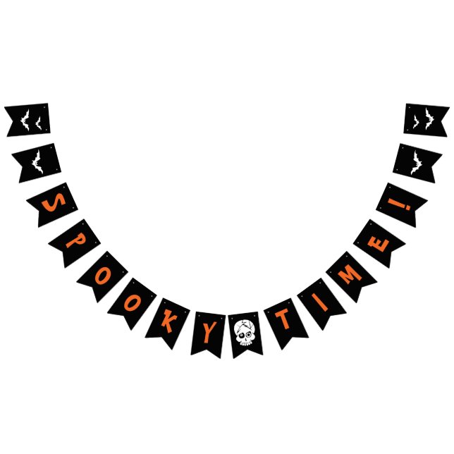 Bannière à temps Éffrayant pour la décoration de l (Tout)