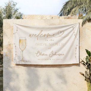 Bannière Affiche de bienvenue nuptiale Pearls & Pr