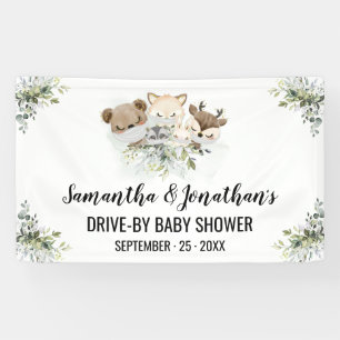 Bannière Animaux de forêt de Baby shower