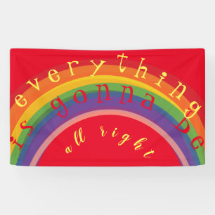 Bannière arc-en-ciel "Your Text"