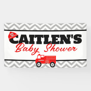 Bannière arrière-plan du Firetruck et Chevron Part