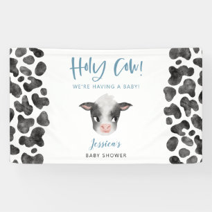 Bannière Baby shower de vache bébé