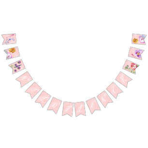 Bannière Baby shower fleur sauvage