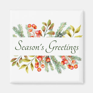 Bannière botanique aimant personnalisé