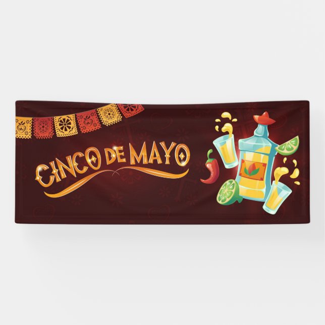 Bannière Cinco De Mayo (Horizontal)