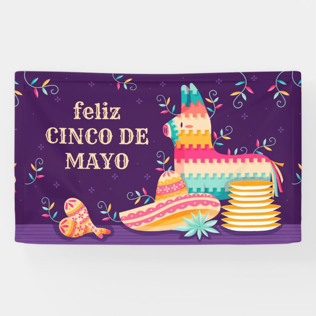 Bannière Cinco De Mayo (Horizontal)