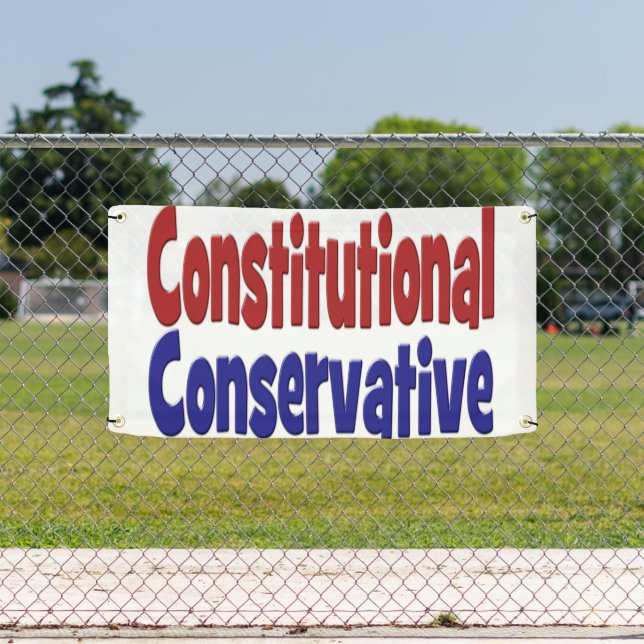 Bannière conservatrice constitutionnelle (Insitu)
