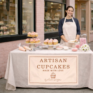 Bannière d'affaires de boulangerie de Cupcake pour