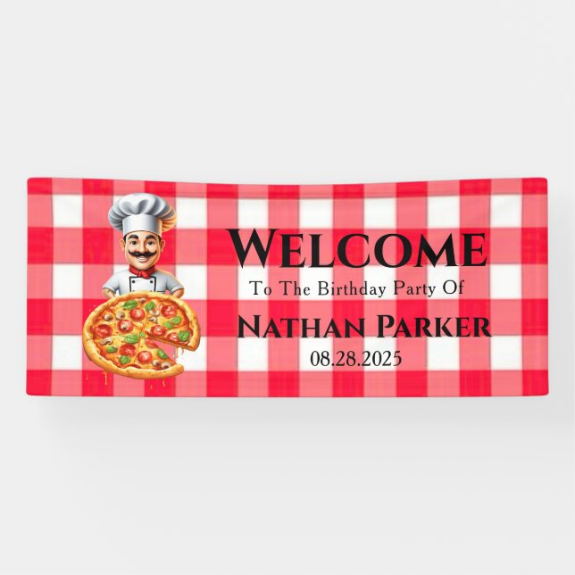 Bannière d'Affiche de bienvenue d'anniversaire des (Horizontal)