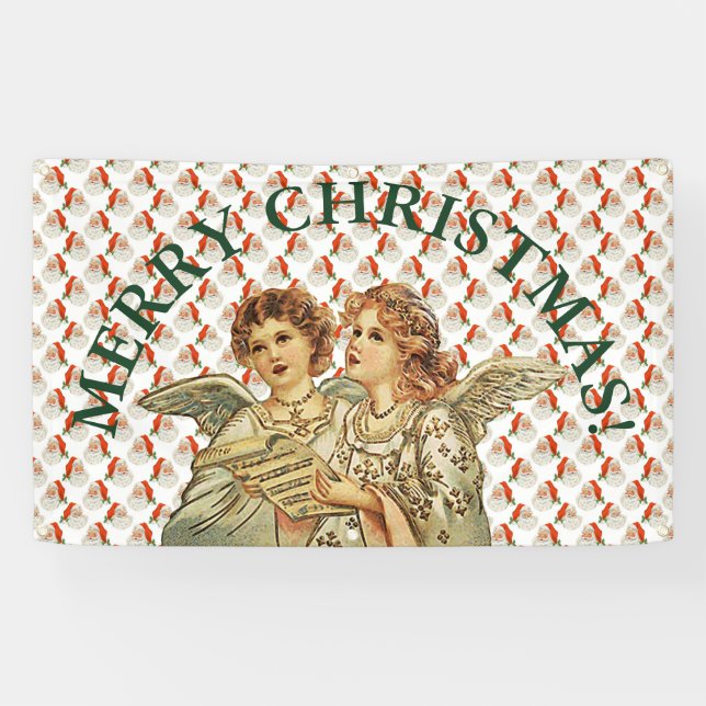 Bannière d'ANGES de JOYEUX NOËL AVEC le CANON (Horizontal)