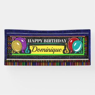 Bannière d'anniversaire 6 pieds Joyeux Joyeux