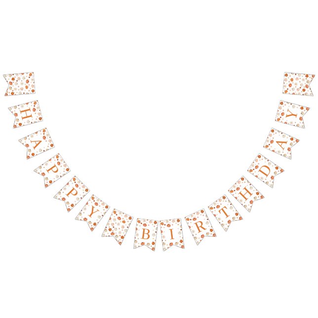 Bannière d'anniversaire citrouille Garland (Tout)