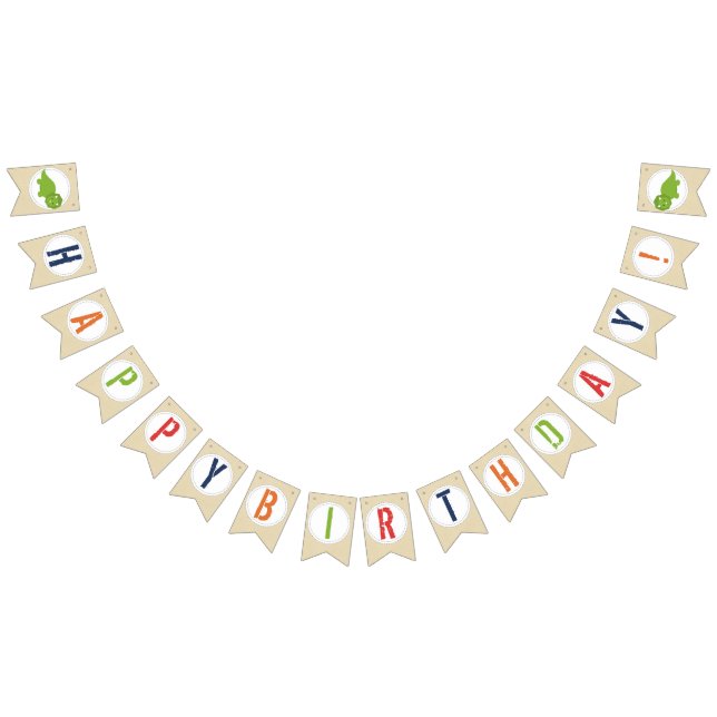 Bannière d'anniversaire de Dinosaur (Tout)