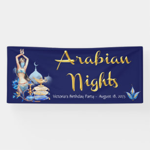 Bannière d'anniversaire des Nuits Arabes