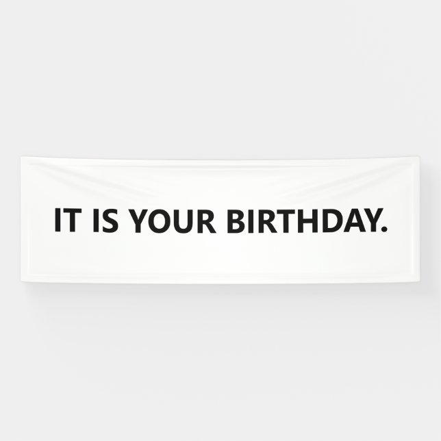 Bannière d'anniversaire du bureau C'est votre anni (Horizontal)