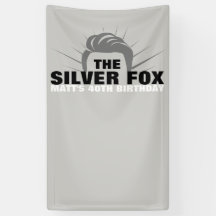 Bannière d'anniversaire pour hommes