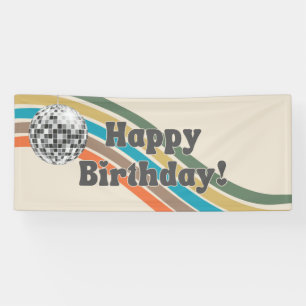 Bannière d'anniversaire super