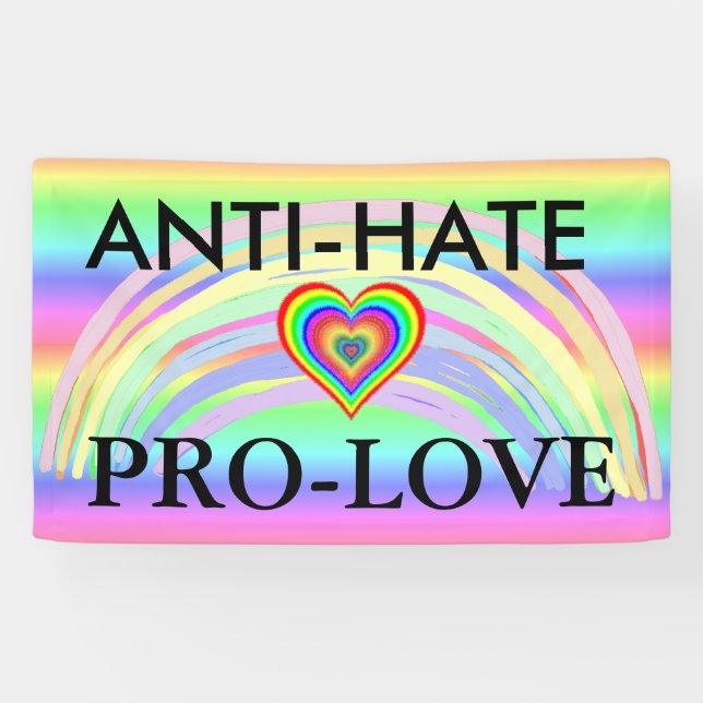 Bannière d'arc-en-ciel de la protestation LGBT de (Horizontal)