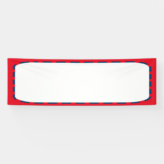 Bannière de 2,5 po x 8 po do-it-yourself Modèle Aj