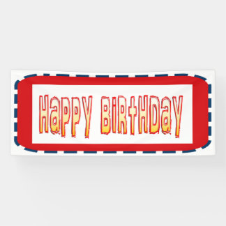 Bannière de 2,5' x 6' HAPPYanniversaire Happy+Anni