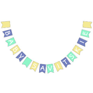 Bannière de baby shower de Savitskie de bébé