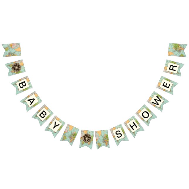 Bannière de baby shower - thème multicolore de (Tout)