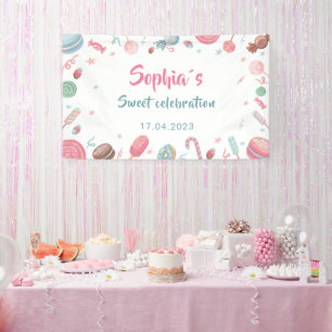 Bannière de bannière Candyland