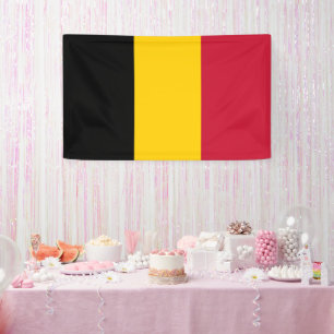 Bannière de Belgique accrocheuse pour la fierté na