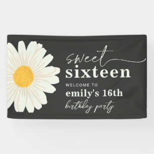Bannière de bienvenue 16e anniversaire de Daisy