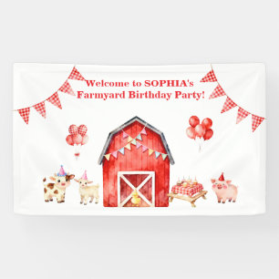 Bannière de bienvenue d'anniversaire pour animaux 