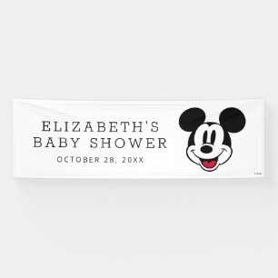 Bannière de bienvenue Mickey Mouse Baby shower
