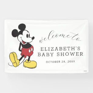 Bannière de bienvenue Mickey Mouse Baby shower
