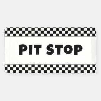 Bannière de bienvenue Pit Stop Party | Anniversair