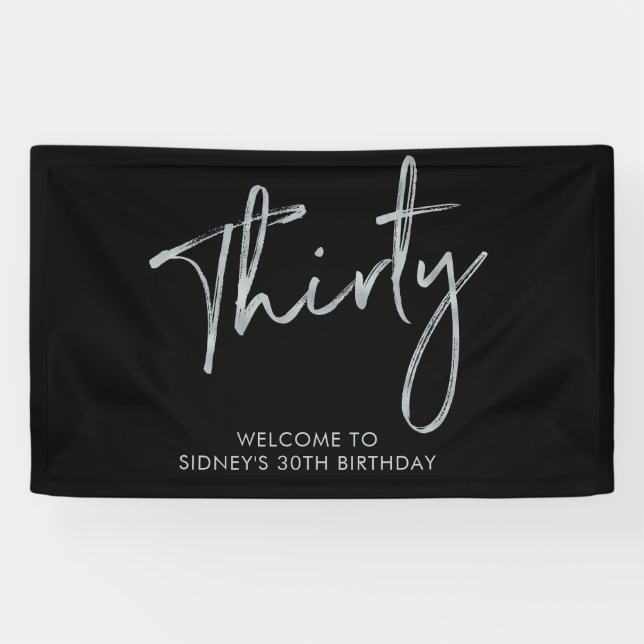 Bannière de bienvenue pour la fête d'anniversaire  (Horizontal)