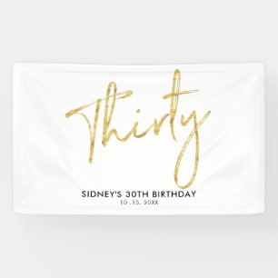 Bannière de bienvenue pour la fête d'anniversaire 