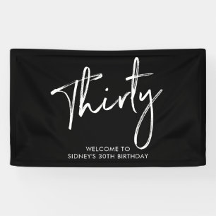 Bannière de bienvenue pour une fête d'anniversaire