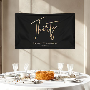 Bannière de bienvenue pour une fête d'anniversaire