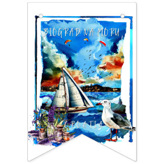 Bannière de Bunting - Biograd na Moru