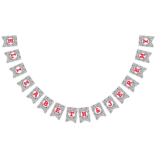 Bannière de Bunting Coeurs mignons (Tout)