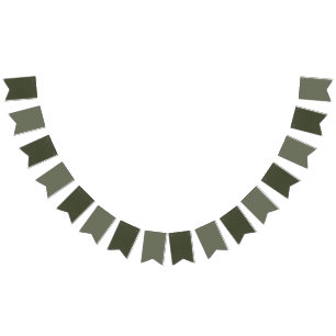 Bannière de Bunting Moss Green - Personnalisable