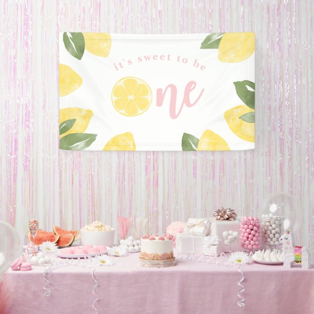 Bannière de citrons doux (Fête)